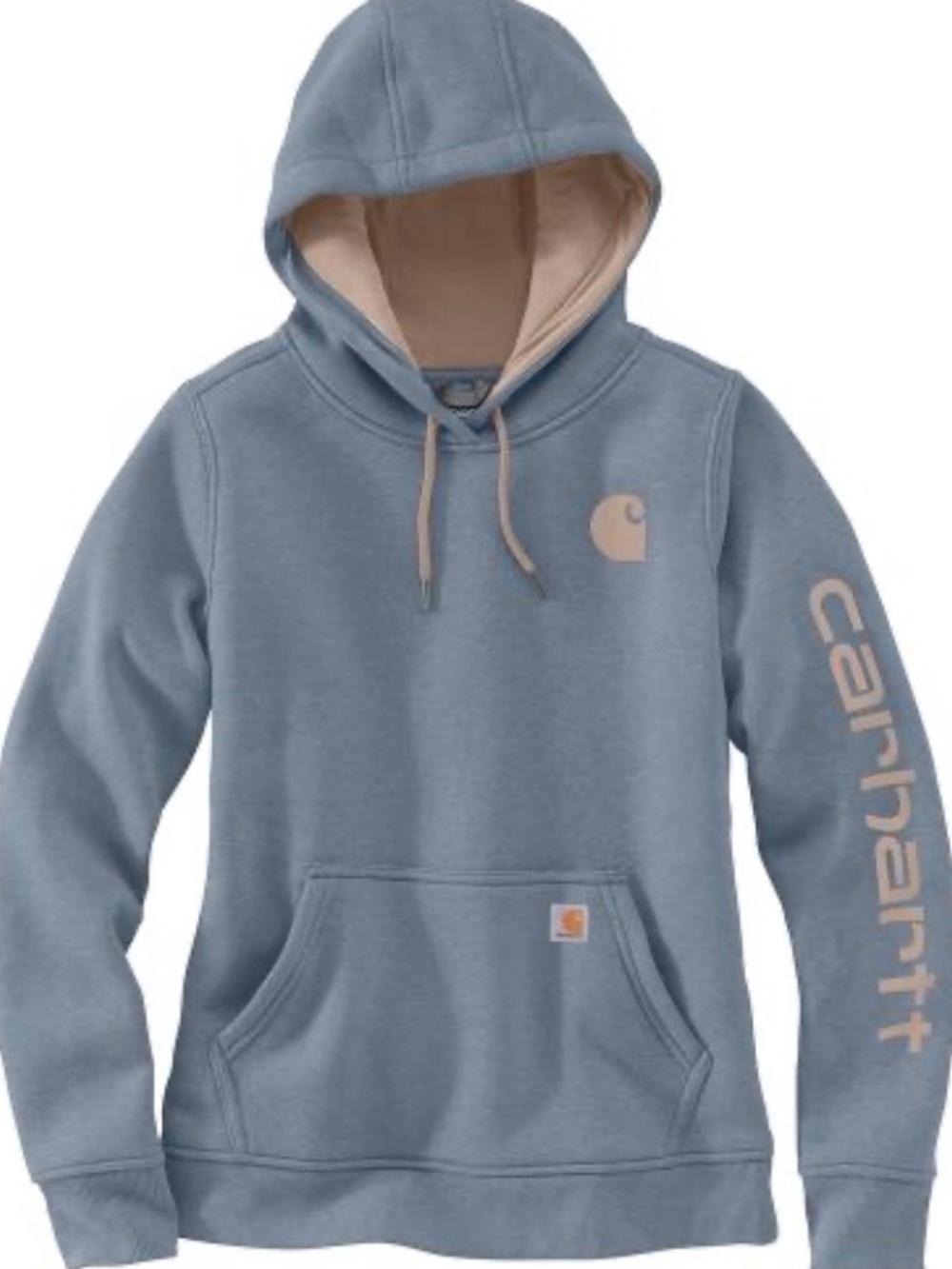 Carhartt Slate Blue Hoodie with minimal staining